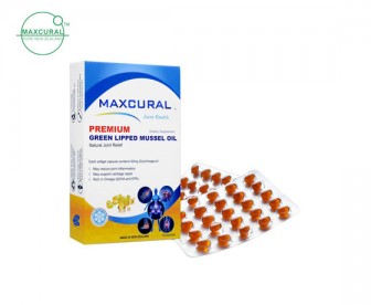 Maxcural 迈可乐 绿唇贻贝青口素氨糖软骨素关节止痛胶囊 增强版 50粒 Maxcural 迈可乐 绿唇贻贝青口素氨糖软骨素关节止痛胶囊 增强版 50粒